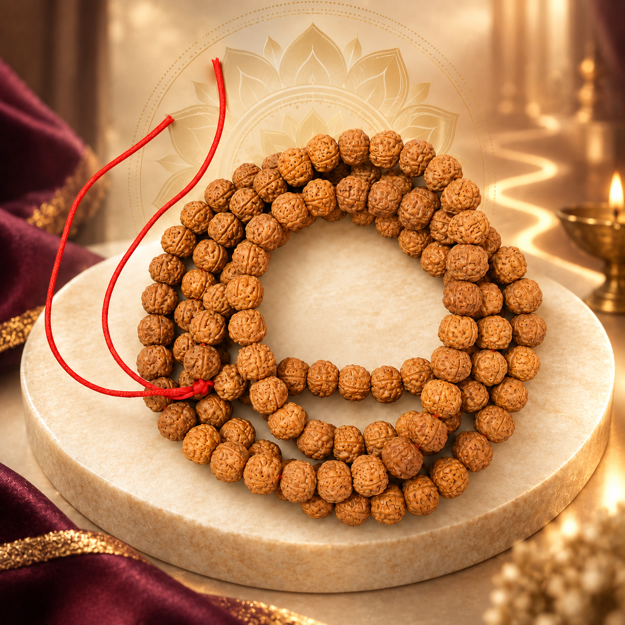 5 Mukhi Rudraksha Mala High Grade product detail