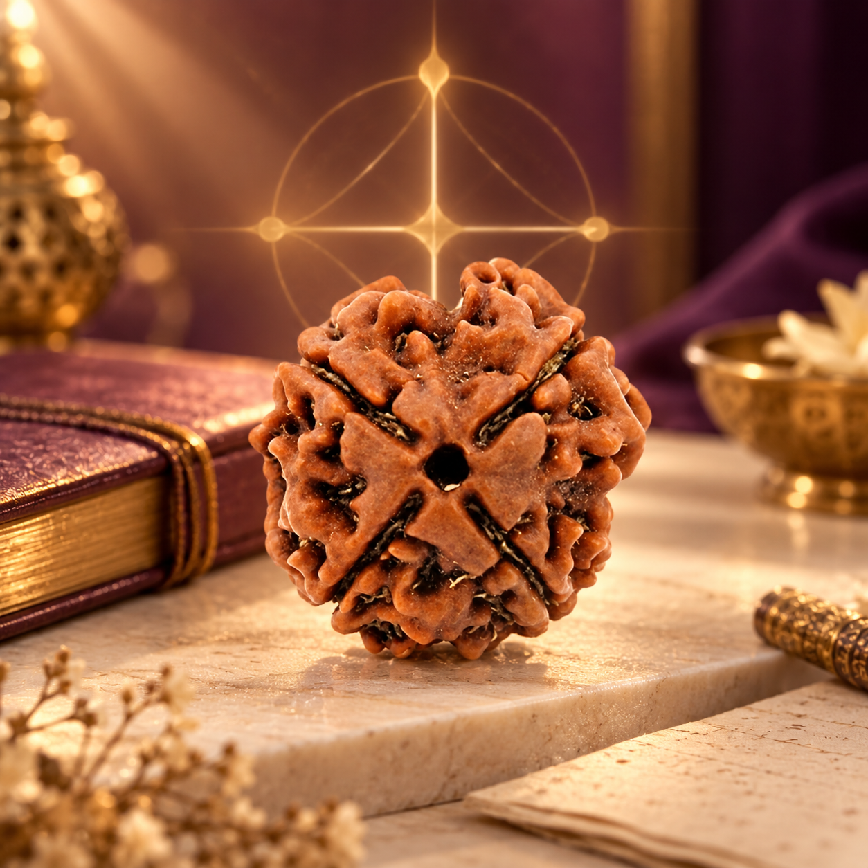 4 Mukhi Rudraksha product detail